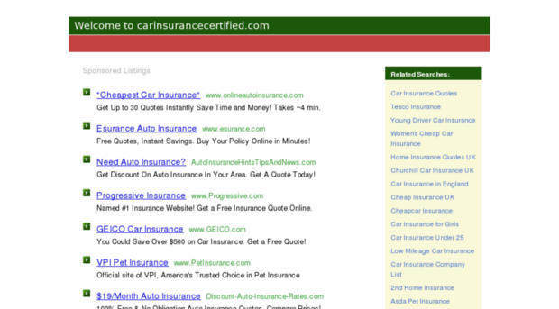 carinsurancecertified.com