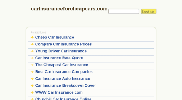 carinsuranceforcheapcars.com