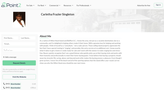 carlethafrazier.point2agent.com