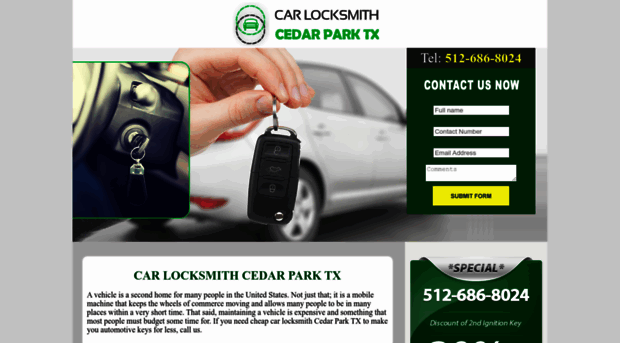 carlocksmithcedarpark.com