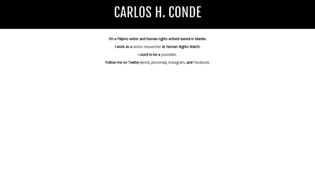 carlosconde.com