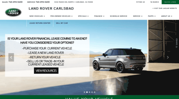 carlsbadlandrover.com