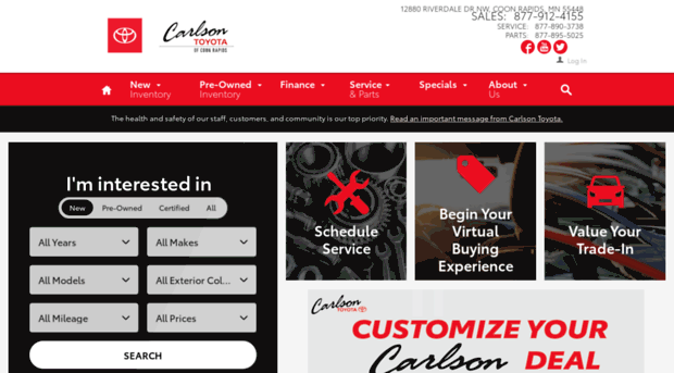 carlsontoyota.com