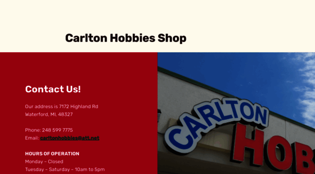 carltonhobbiesshop.com