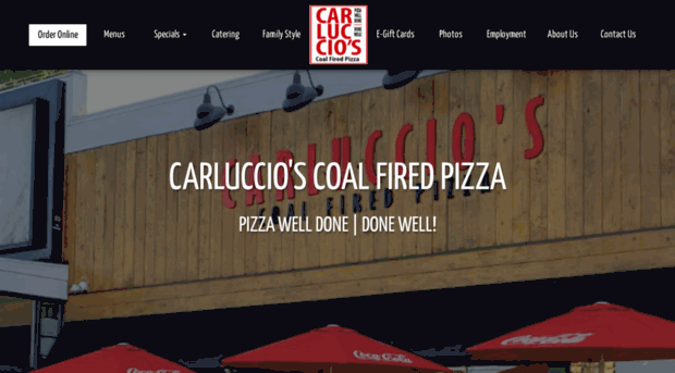 carluccioscoalfiredpizza.com