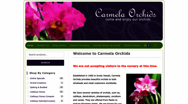 carmelaorchids.net