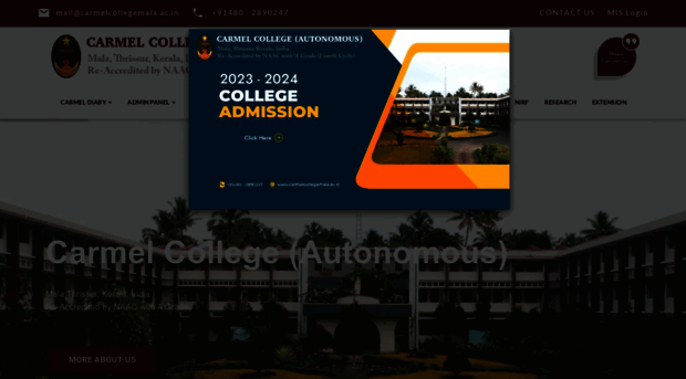 carmelcollegemala.ac.in