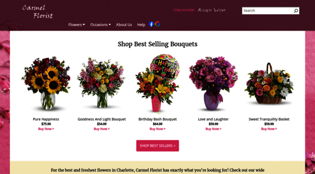 carmelfloristnc.com