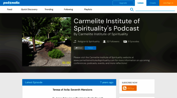 carmeliteinstitute.podomatic.com