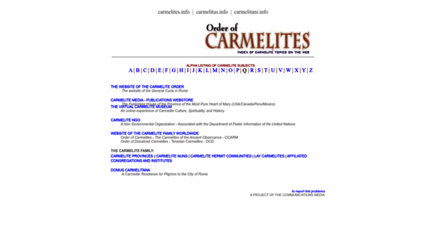 carmelites.info