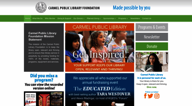 carmelpubliclibraryfoundation.org