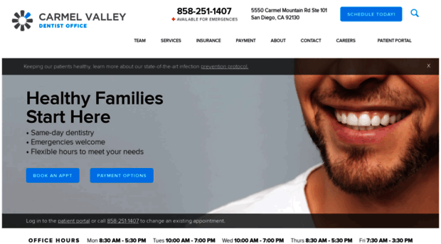 carmelvalleydentistoffice.com