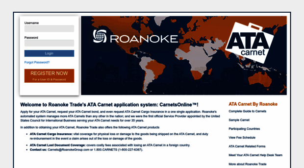 carnet.roanoketrade.com