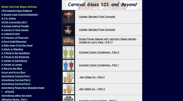 carnivalglass101.carnivalheaven.com