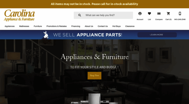 carolinaapplianceandfurniture.com