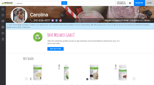 carolinacamejo.goherbalife.com