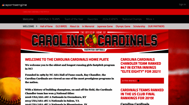 carolinacardinals.com