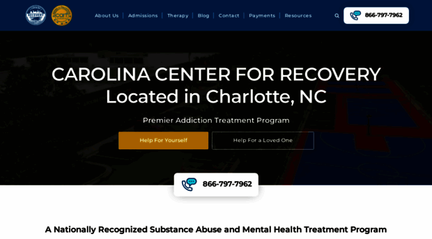 carolinacenterforrecovery.com