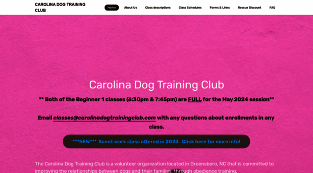 carolinadogtrainingclub.com