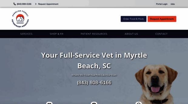 carolinaforestveterinary.com