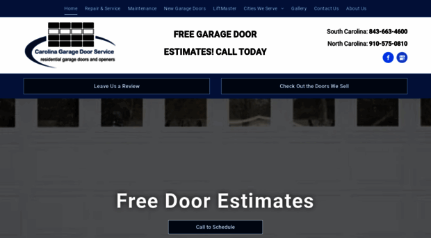 carolinagaragedoorservice.com