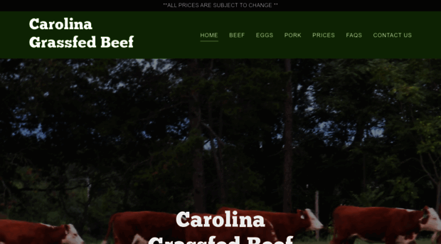 carolinagrassfedbeef.com