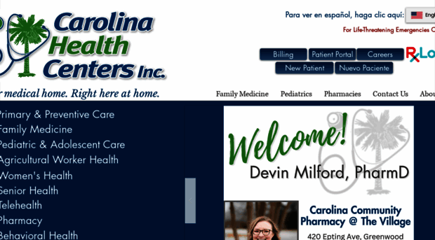 carolinahealthcenters.org