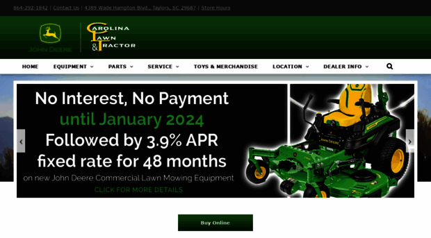 carolinalawnandtractor.com