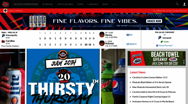 carolinamudcats.com