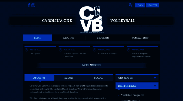 carolinaonevolleyball.com