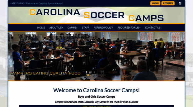 carolinasoccercamps.com