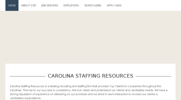 carolinastaffingresources.com