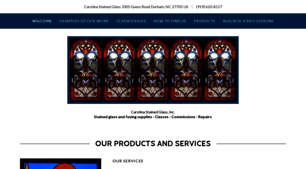 carolinastainedglass.com