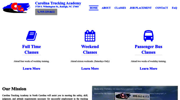 carolinatruckingacademy.com