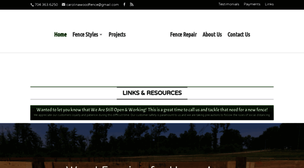 carolinawoodfence.com