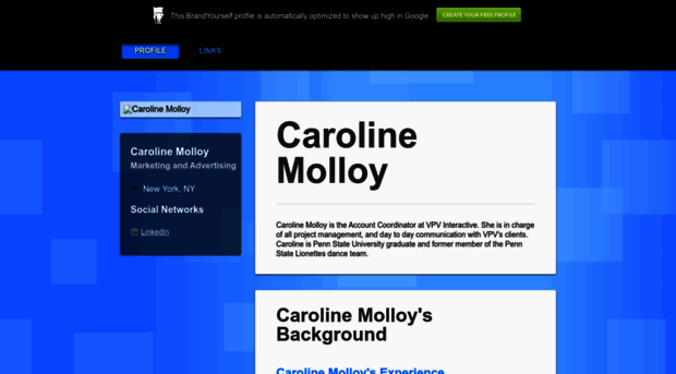 carolinemolloy.brandyourself.com