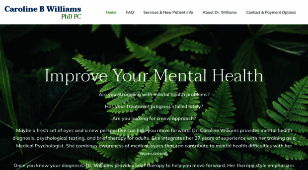 carolinewilliamsphd.com