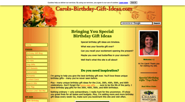 carols-birthday-gift-ideas.com