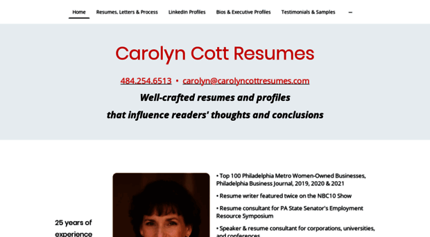 carolyncottresumes.com