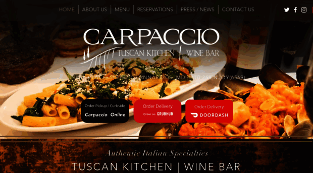 carpacciotuscankitchen.com