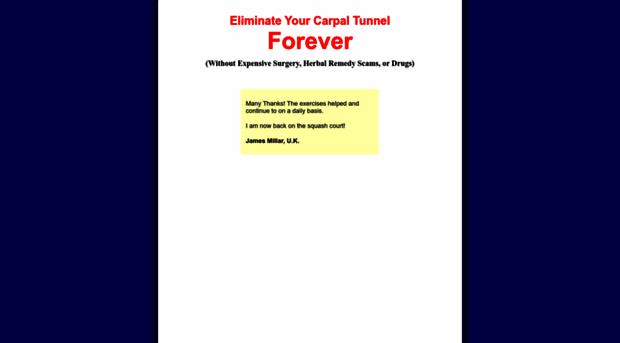 carpaltunnel-cure.com