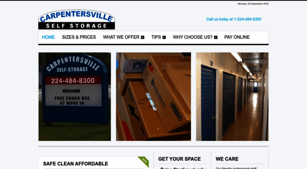 carpentersvilleselfstorage.com