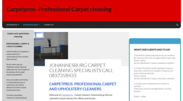 carpetandupholsterycleaners.co.za