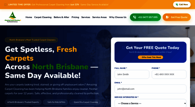 carpetcleaningnorthsidebrisbane.com