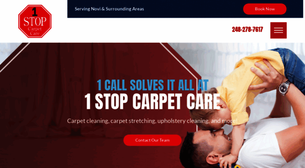 carpetcleaningservicesnovimi.com