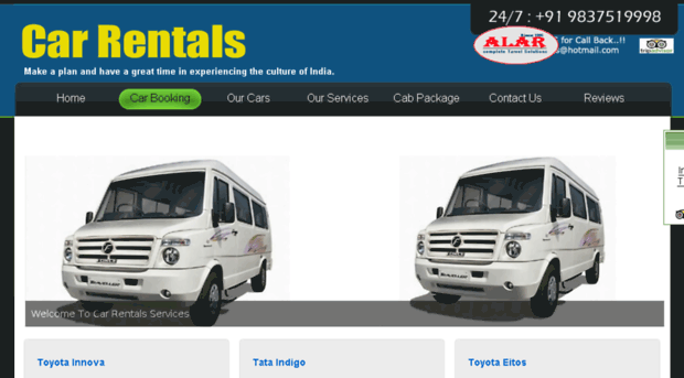 carrentals.alartravels.com