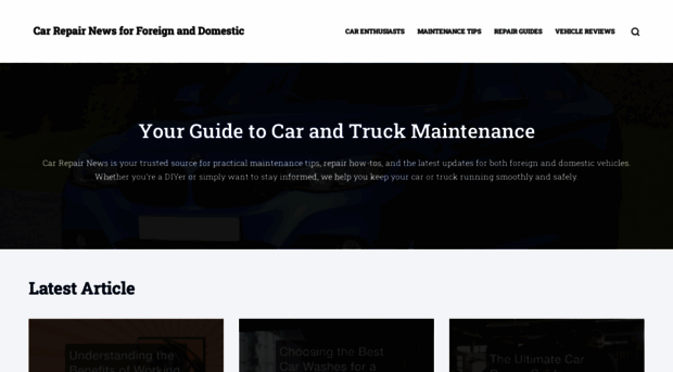 carrepairnewsforforeignanddomesticmodels.com