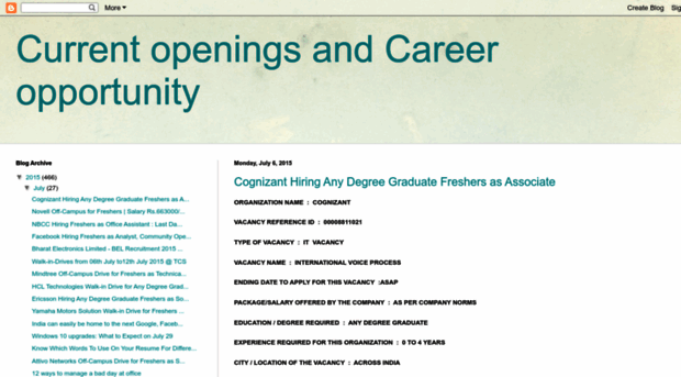 carreropenings.blogspot.com - Current openings and Career op ...