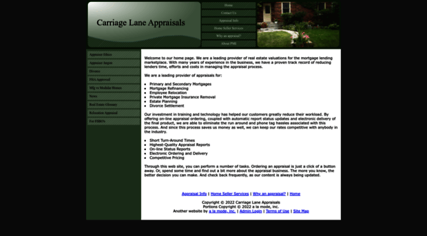 carriagelaneappraisals.com