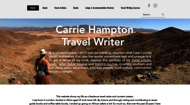 carriehamptontravelwriter.com